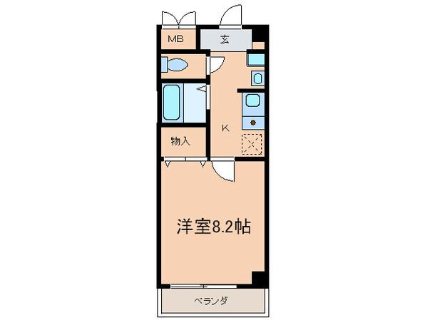 聖和マンション弐番館の物件間取画像